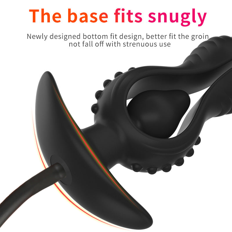 New Big Black Inflatable Butt Plug