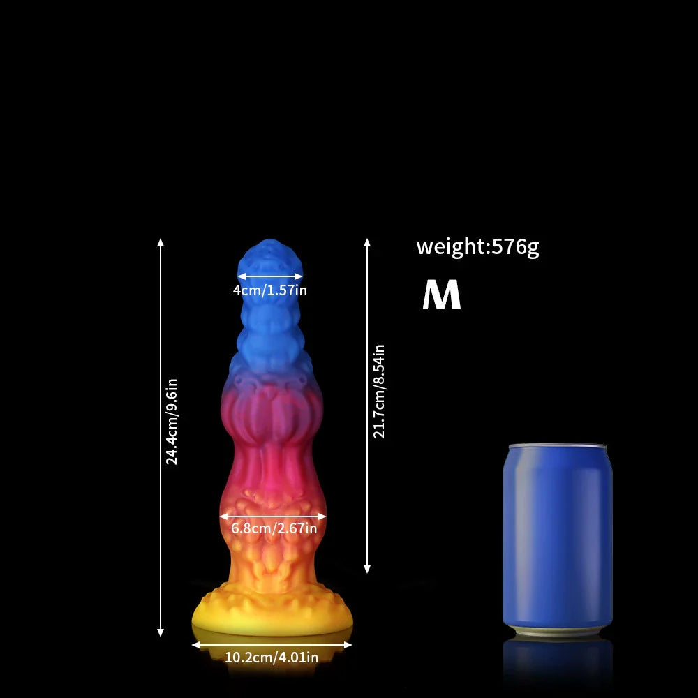 Silicone Double Knot Fantasy Dragon Dildo