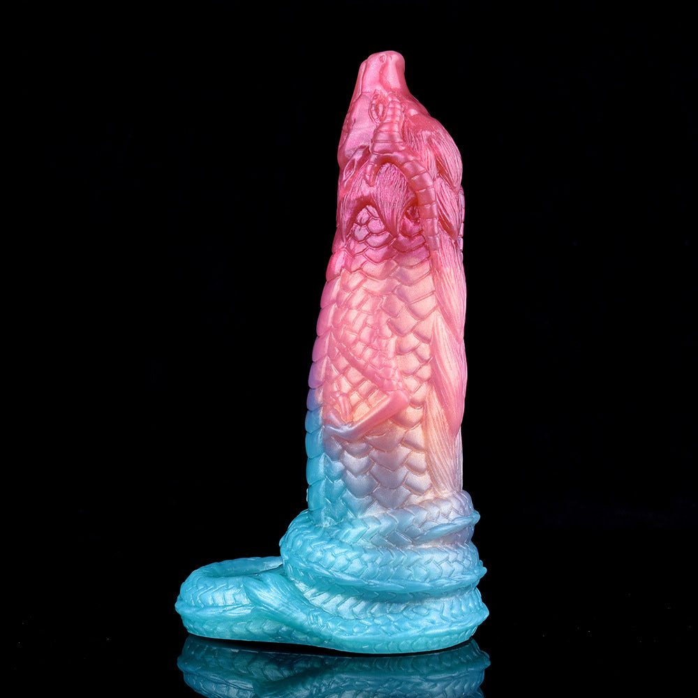 7 Inch Silicone Dragon Shaped Penis Sleeve