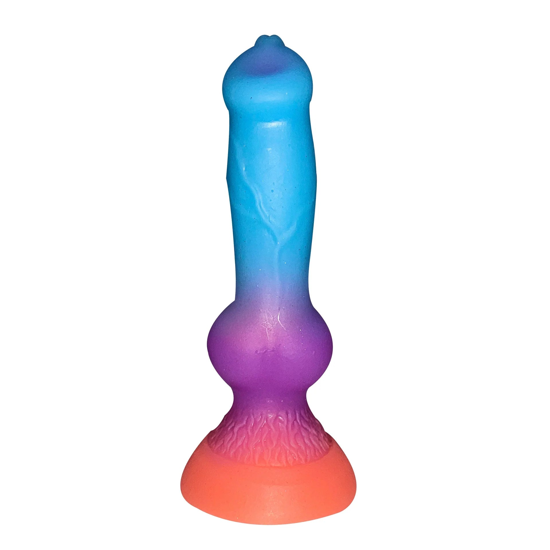 Blue Dog Glow in the Dark Dildo