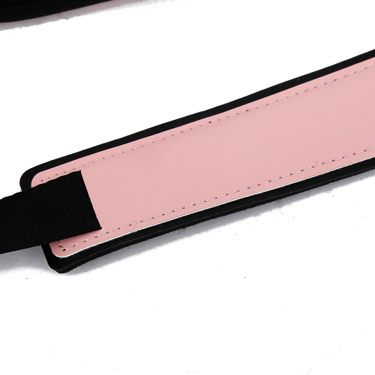 Pink Leather Plus Size Strap On Harness