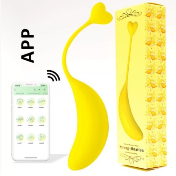 Remote Control Interactive Banana Vibrator Egg