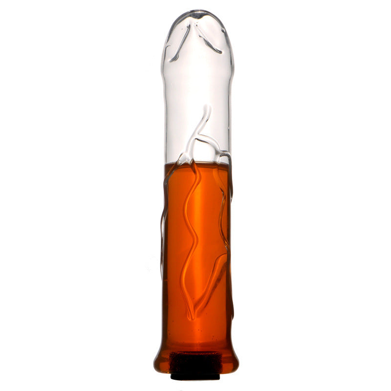 Hollow Heated Glass Anal Dildo