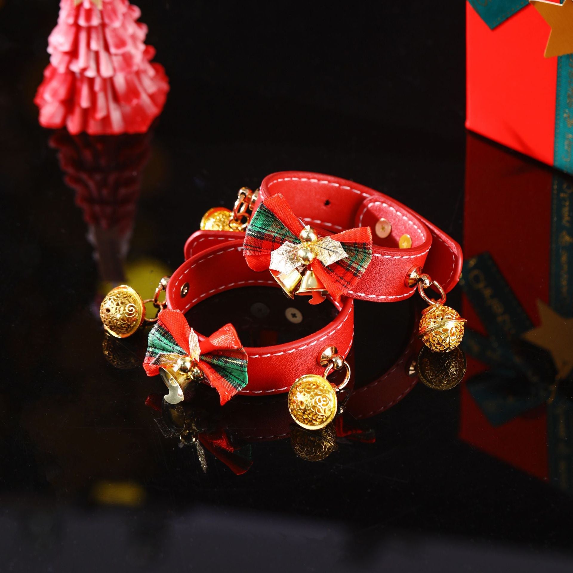 BDSM Christmas Gift Box 6-Piece Handcuff & Ankle Cuff Set