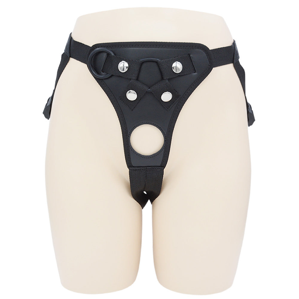 Black Exposed Pussy Plus Size Strap On