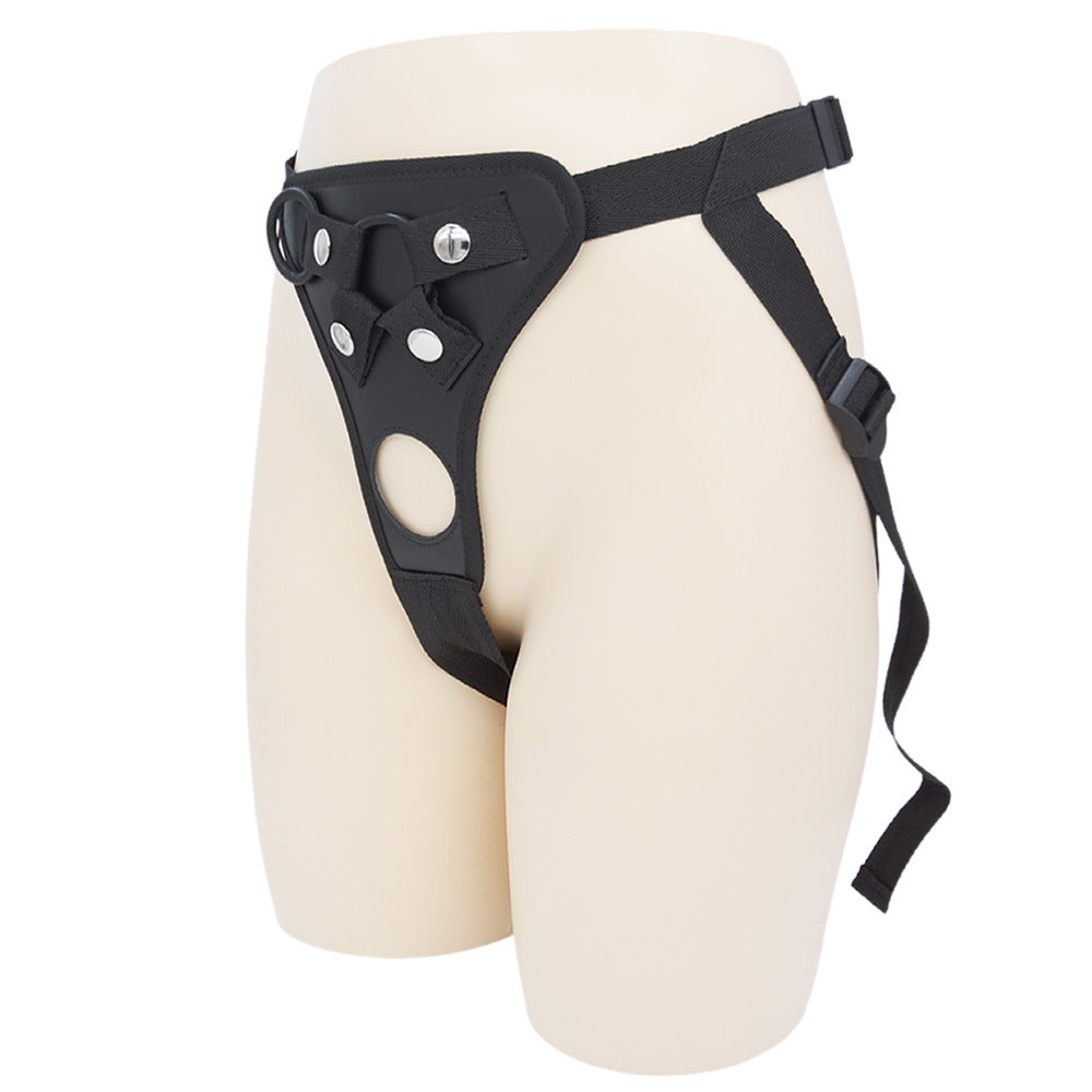 Black Exposed Pussy Plus Size Strap On