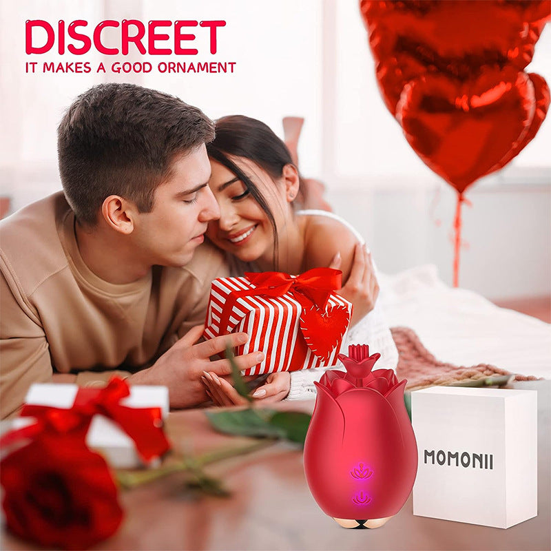 Water Proof Clitoral Stimulation Vibrator Rose Toy