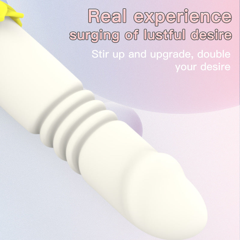 Clitoral Stimulators Telescopic Banana Dildo Vibrator for Women
