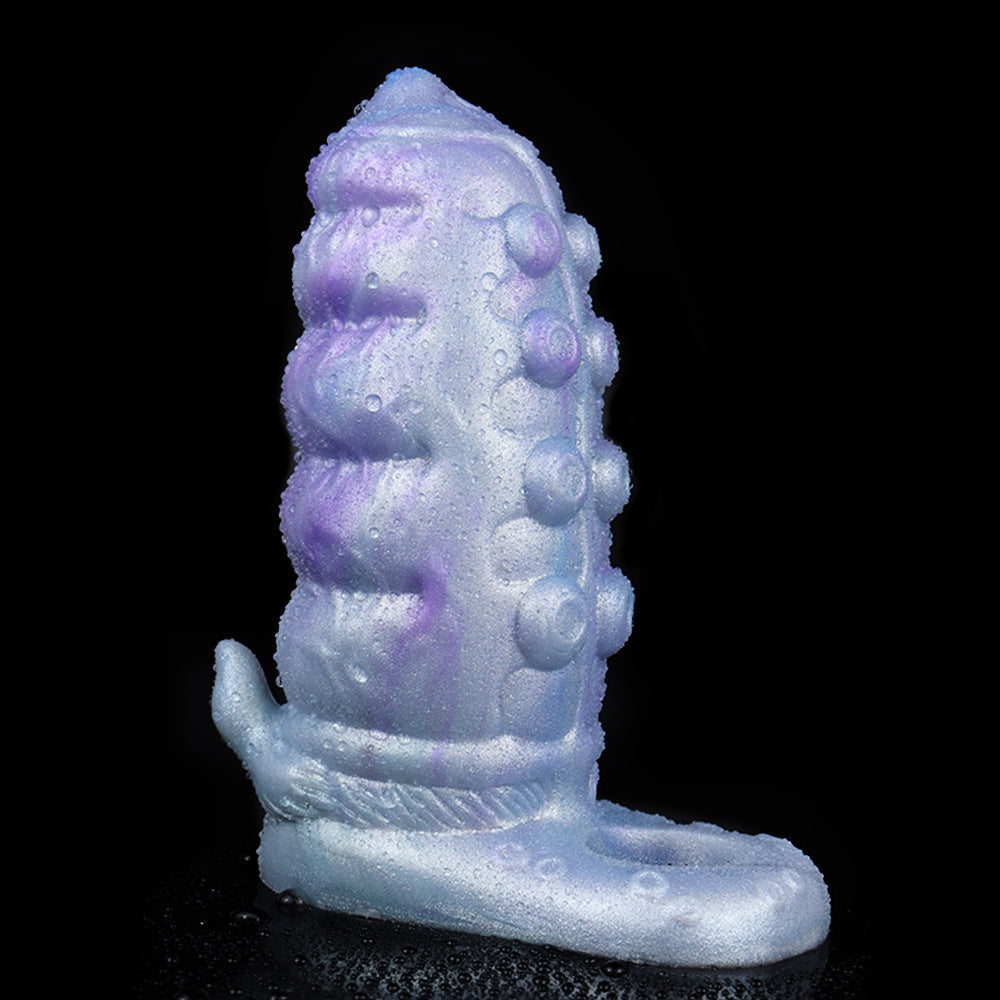 5 Inch Blue Fat Tentacle Penis Sleeve