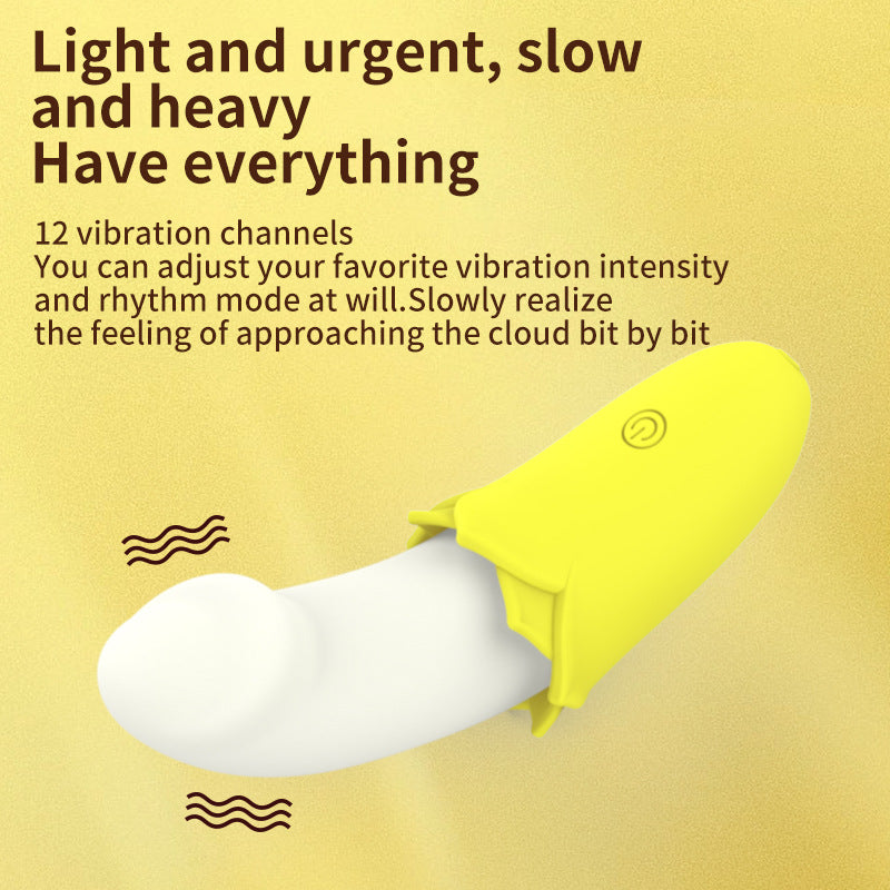 Mini Clitoral Banana Vibrator Female Orgasm Toys