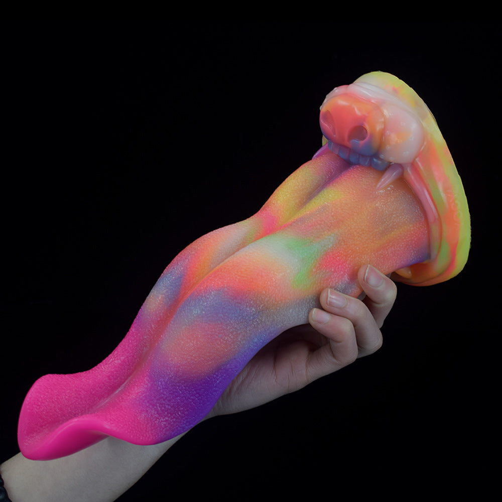 Tongue Dildo Glow in the Dark Fantasy Adult Toy