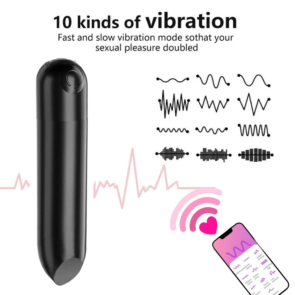Quiet Bullet Clit Vibrator with Panties App