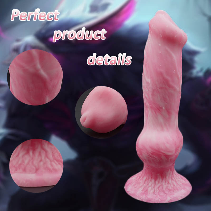 9 Inch Silicone Suction Cup Wolf Dildo