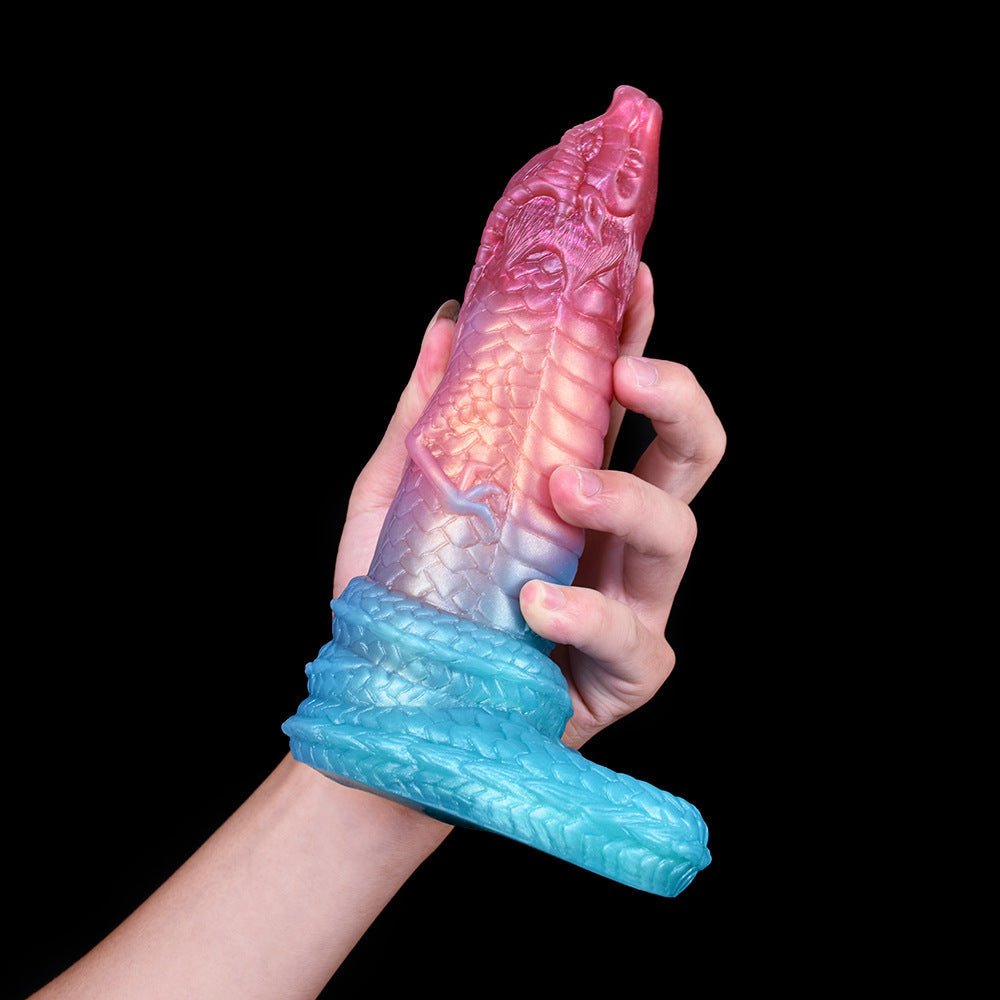 7 Inch Silicone Dragon Shaped Penis Sleeve