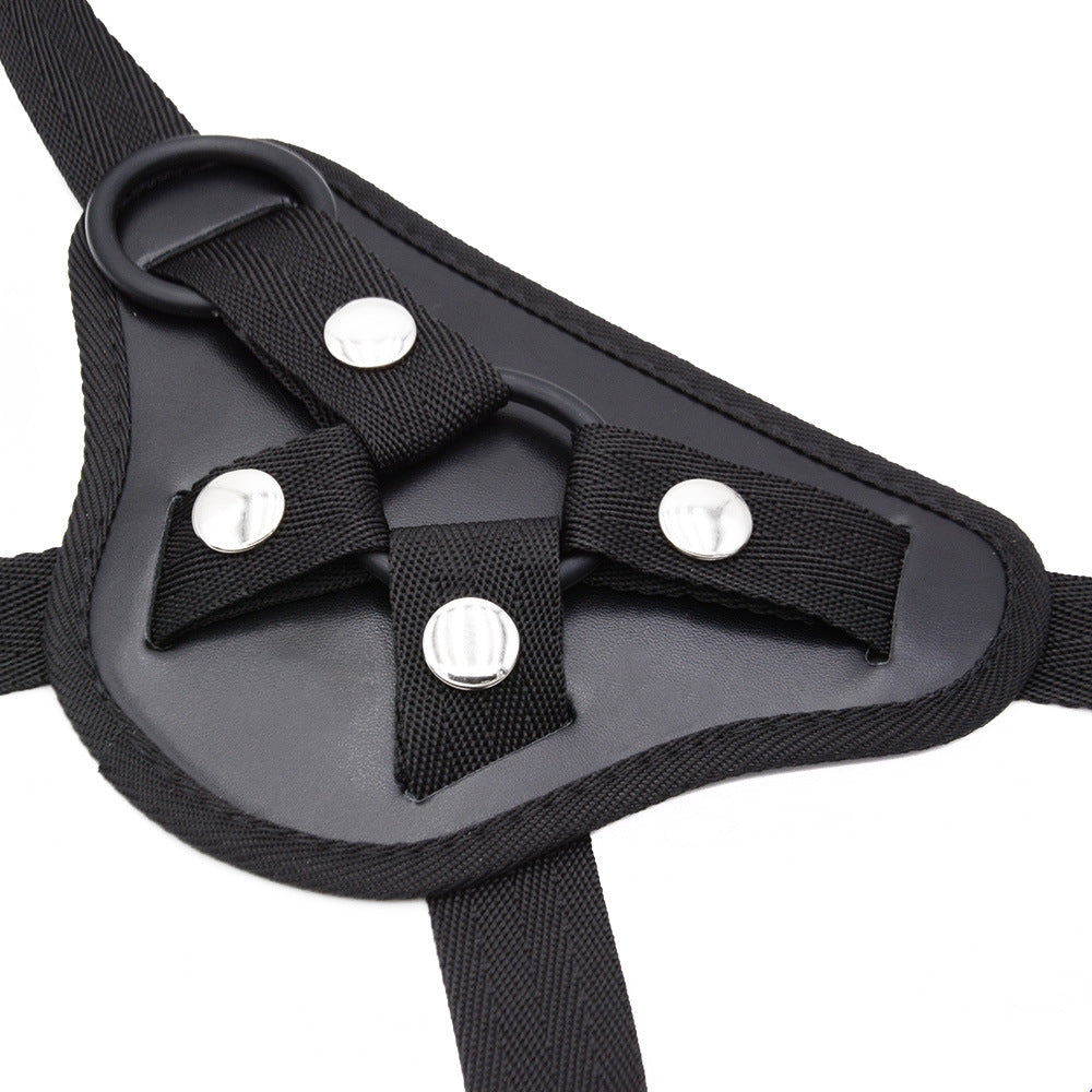 Lace Flower Black Plus Size Strap Ons