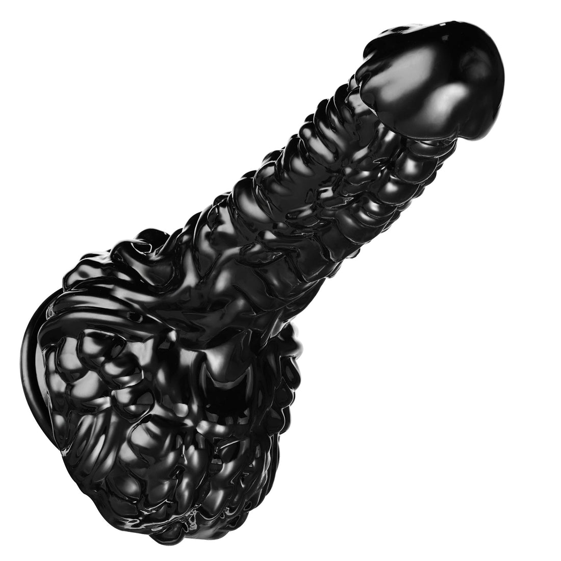 9 Inch Black Unique Dragon Dildo