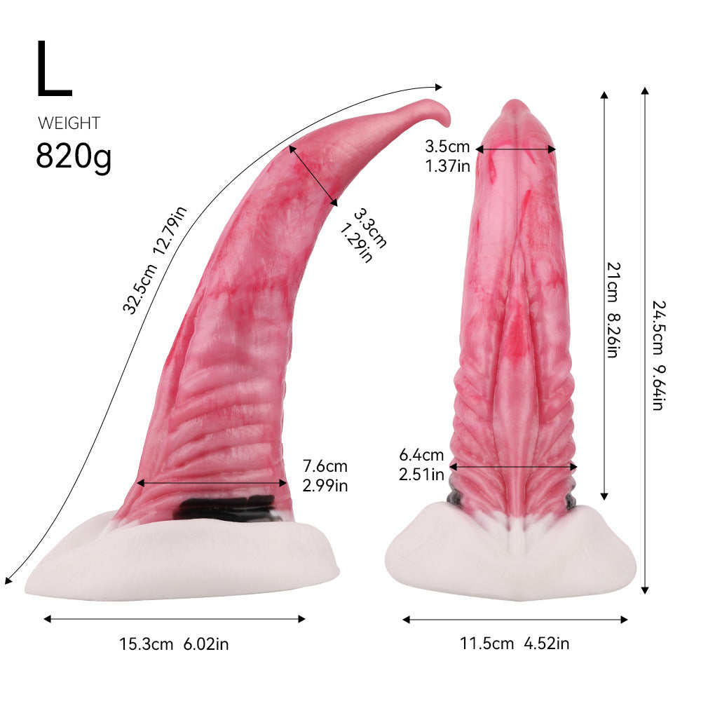 Pink Silicone Dolphin Fantasy Creature Dildo