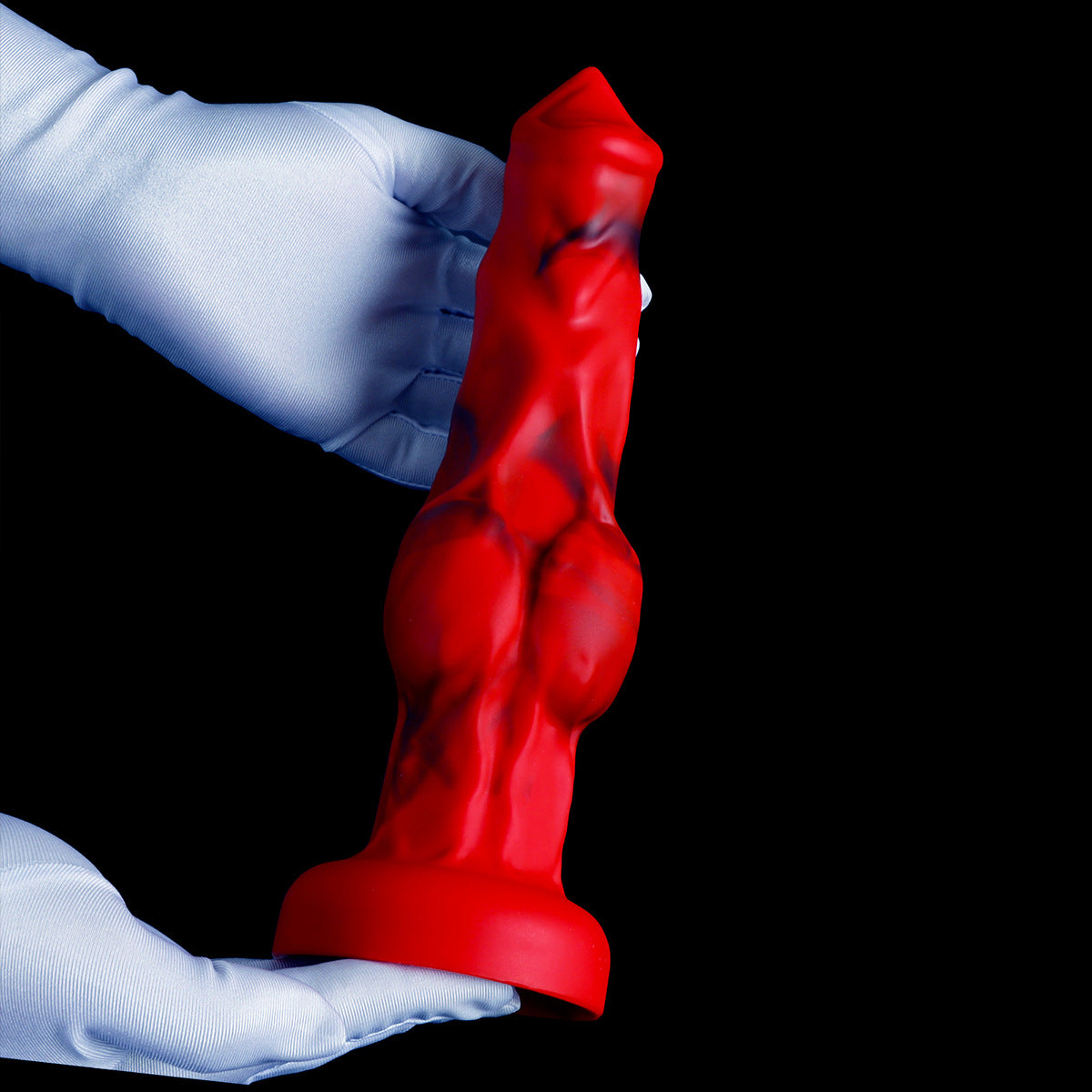 Fantasy Red Silicone Wolf Knot Dildo