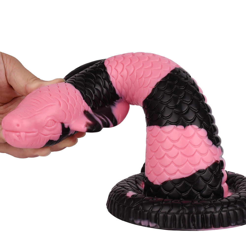 11 Inch Cobra Fantasy Snake Dildo—Multiple sizes
