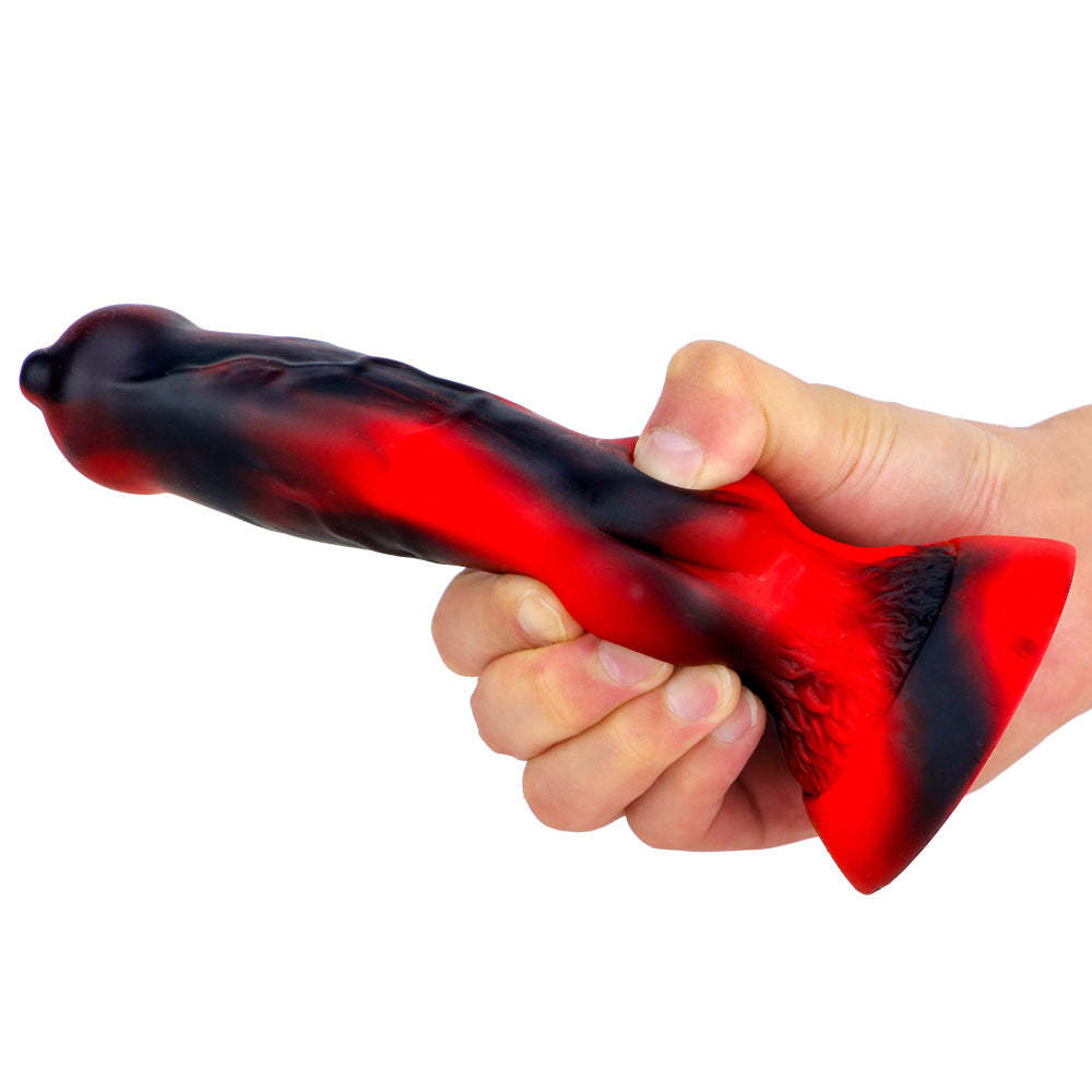7 Inch Silicone Wolf Slim Knot Dildo