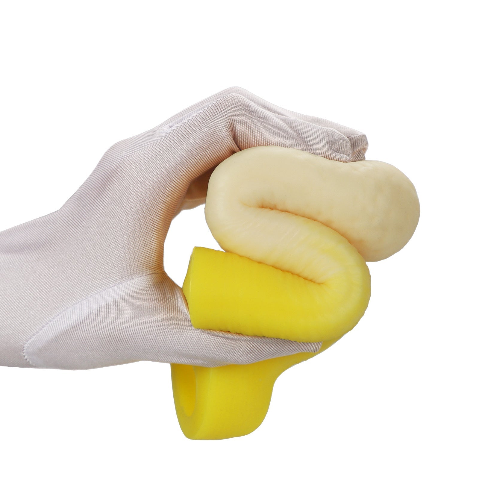 Banana Cock Dildo Silicone Penis Sleeve for Men