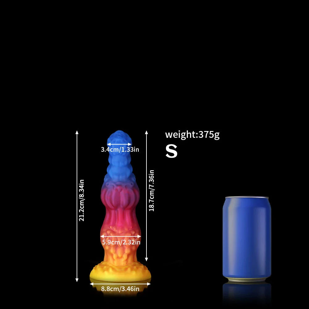 Silicone Double Knot Fantasy Dragon Dildo