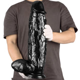 画像をギャラリー ビューアにロード 18 inch Black Huge Dildo