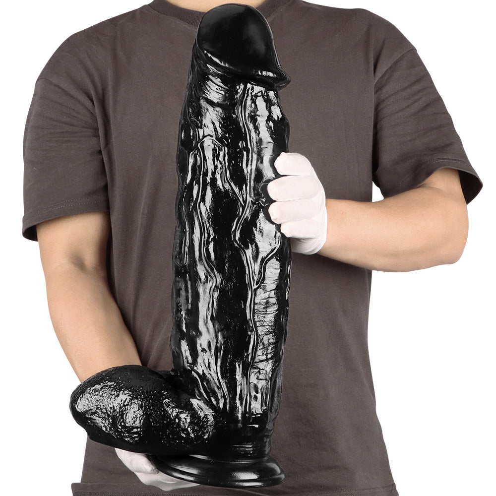 18 Inch Super Thick Big Black Dildo