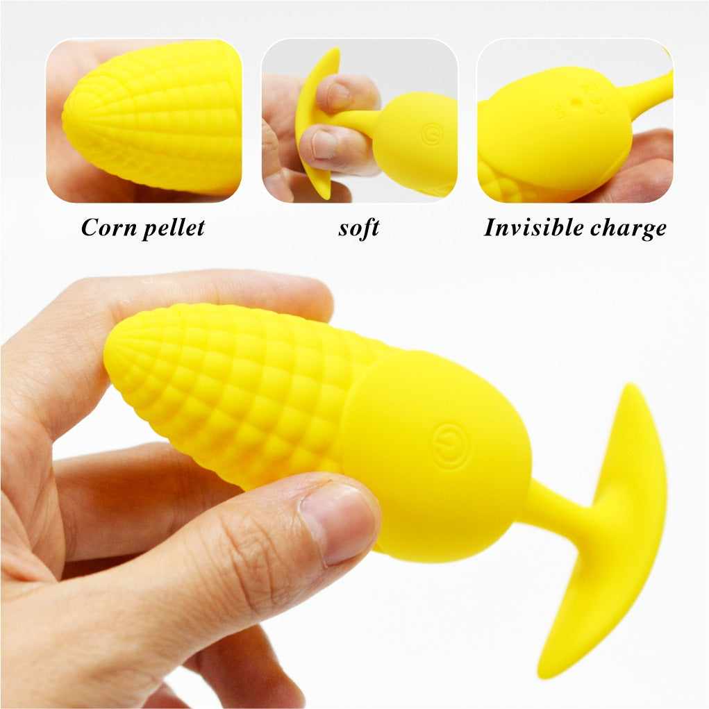 Corn Remote Control Vibrating Butt Plug Sex Toy