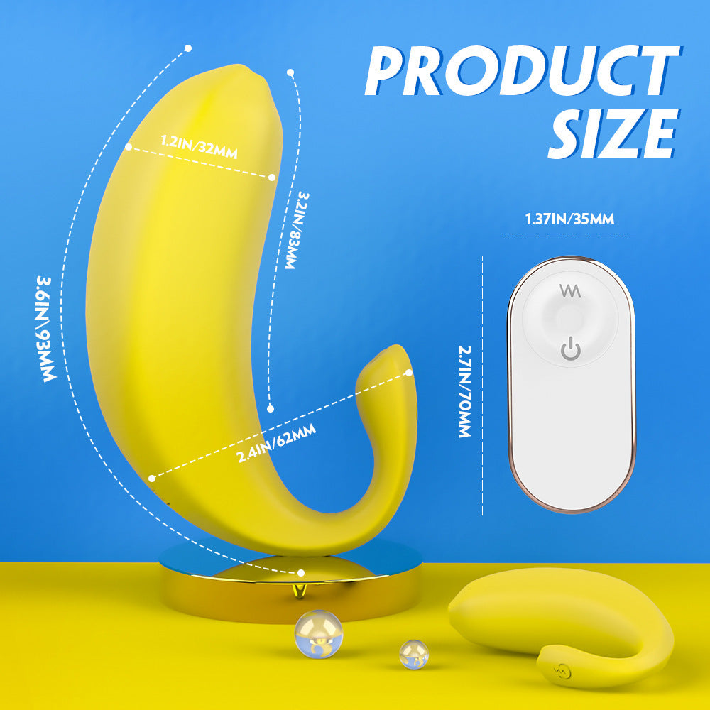 Small Banana Disguise G spot Remote Control Vibrator