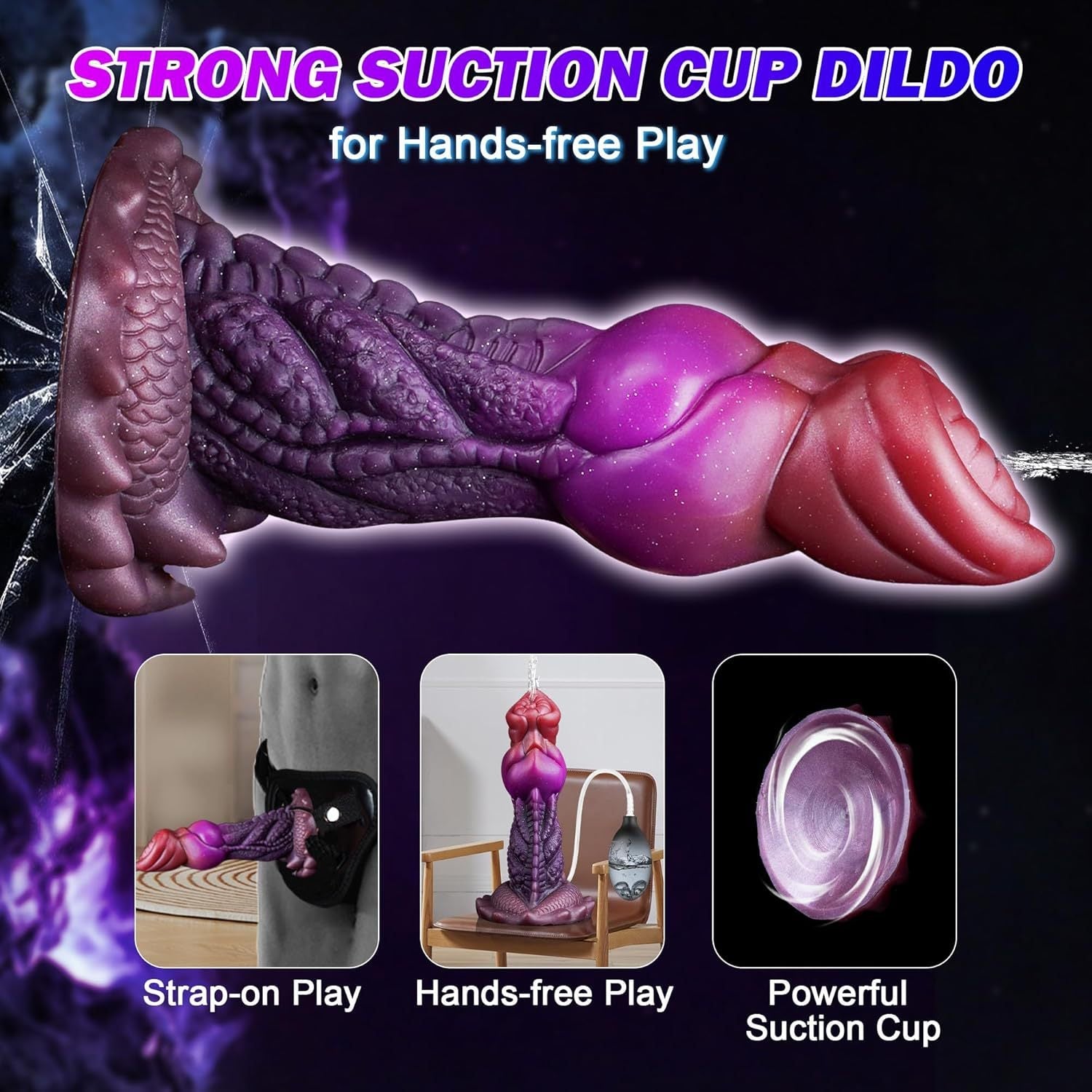 7 Inch Alien Squirting Dragon Dildo