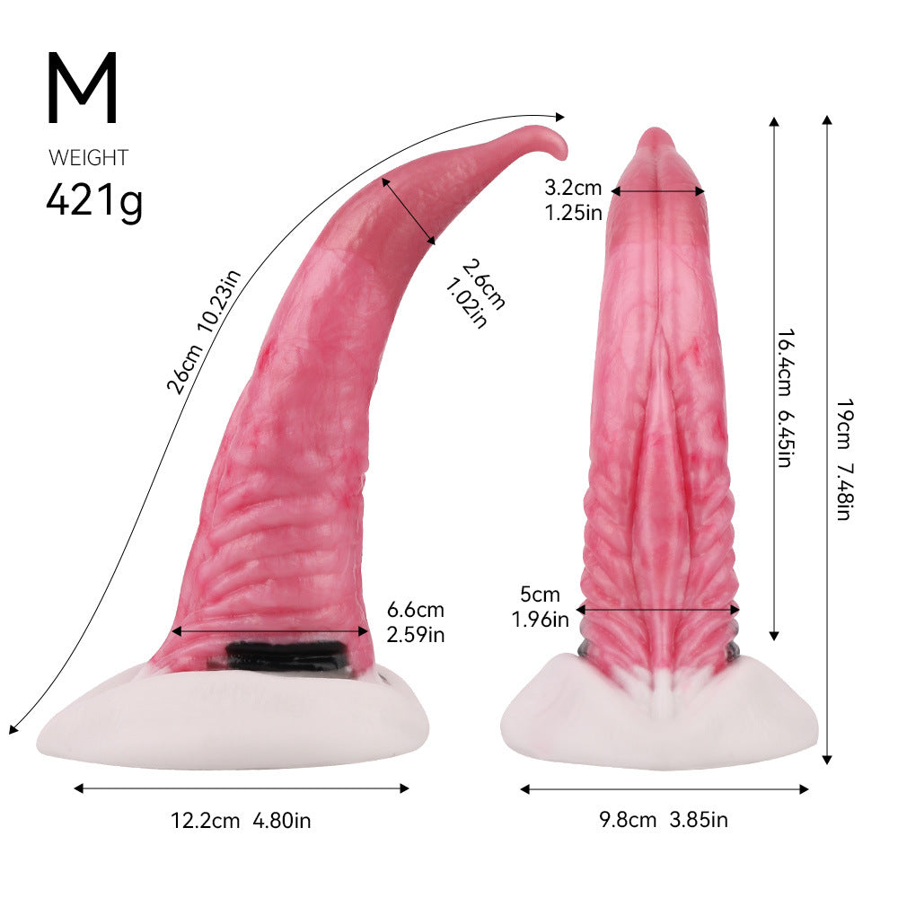 Pink Silicone Dolphin Fantasy Creature Dildo
