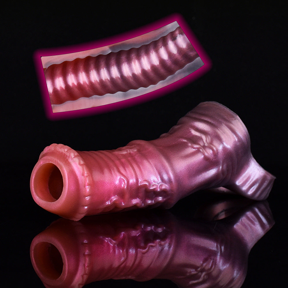 Male Sex Time Delay Horse Cock Sleeve