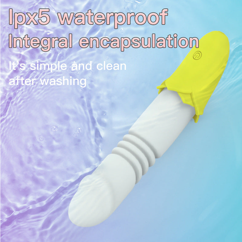 Clitoral Stimulators Telescopic Banana Dildo Vibrator for Women