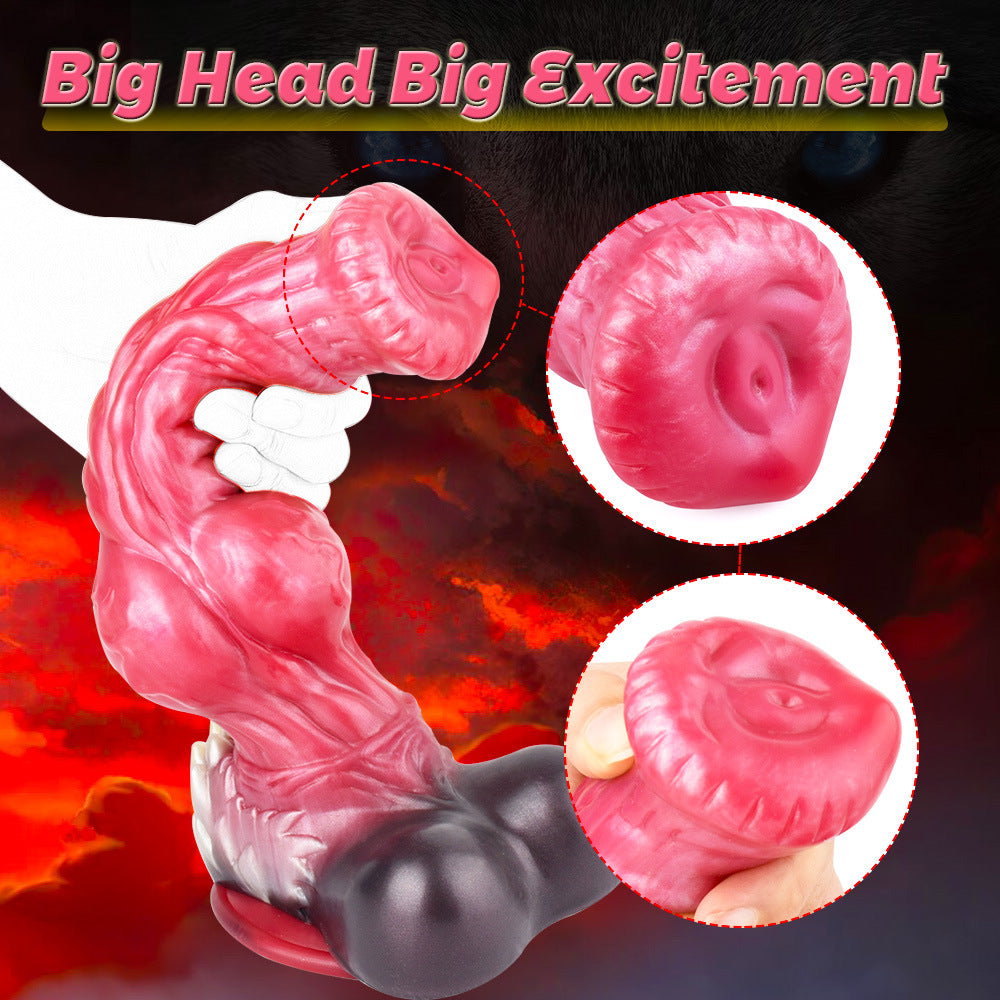 Pink Werewolf Giant Fantasy Monster Dildo