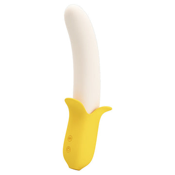 Retractable G spot Discreet Banana Dildo Vibrator
