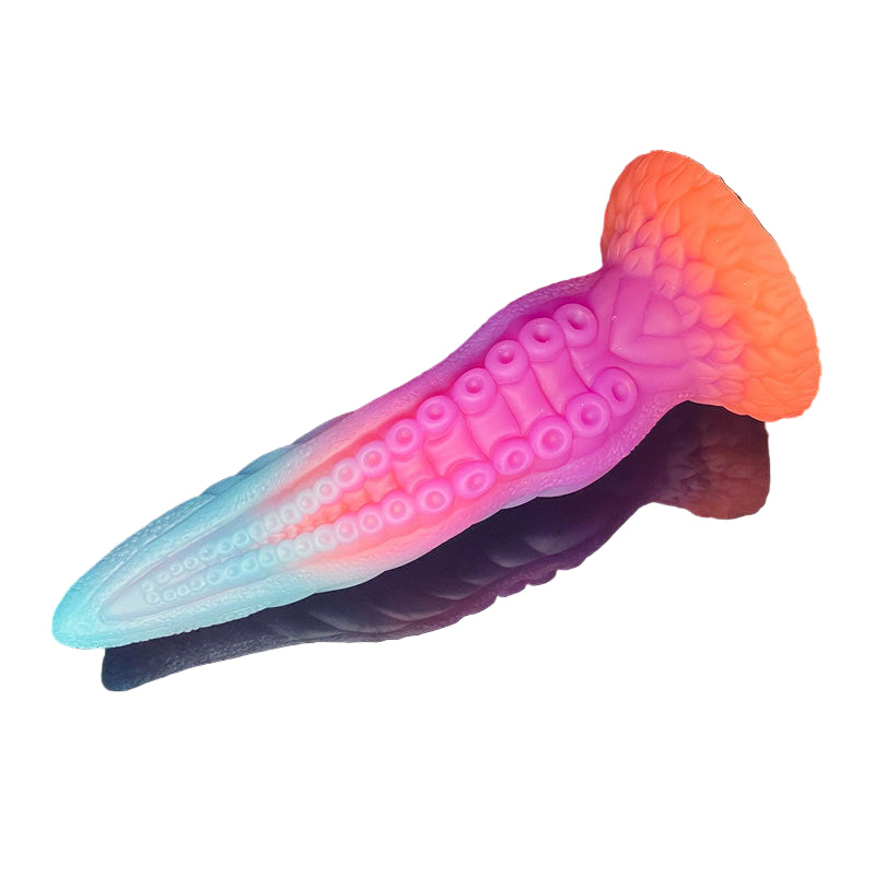 9 Inch Glow In The Dark Fantasy Tentacle Dildo