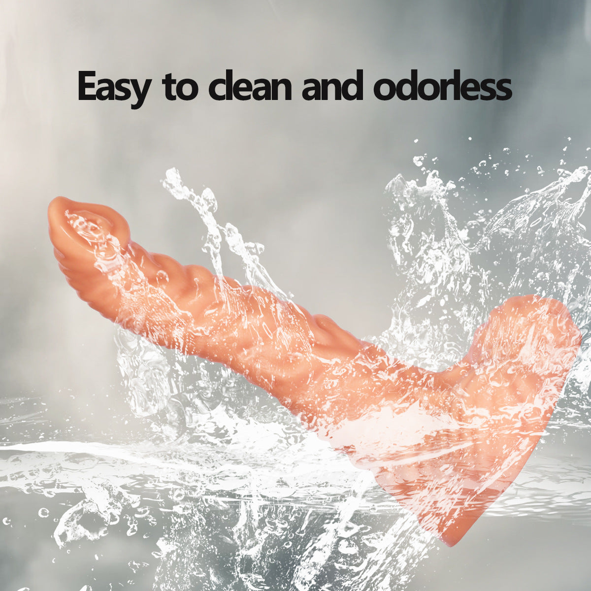 Flesh Wrinkled Animal Elephant Trunk Dildo