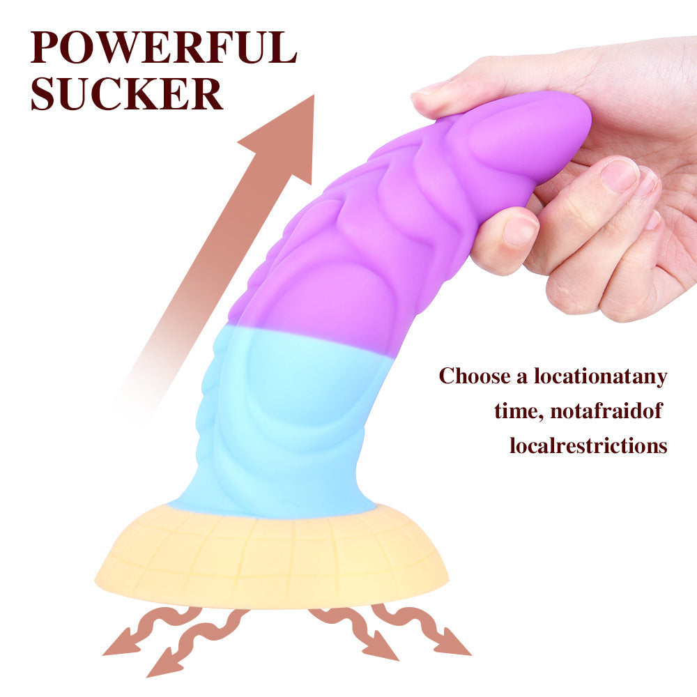 Colored G spot Textured Anal Fantasy Dildo