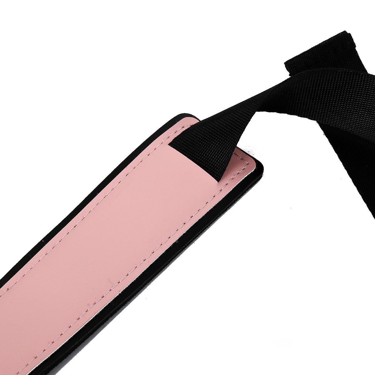 Pink Leather Plus Size Strap On Harness