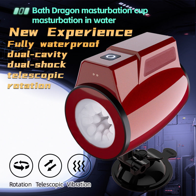 Male Decompression Hands Free Retractable Masturbator