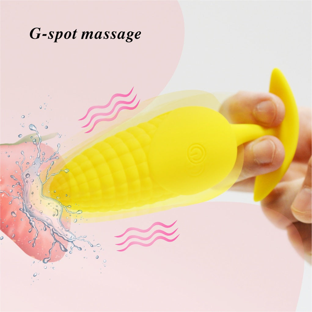 Corn Remote Control Vibrating Butt Plug Sex Toy