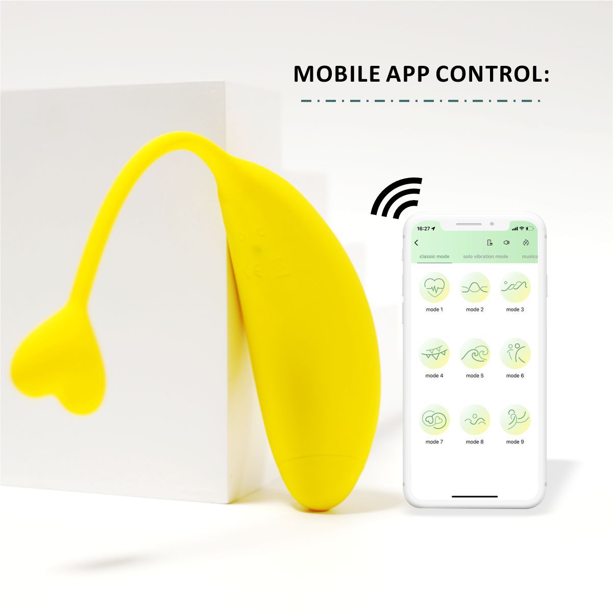 Remote Control Interactive Banana Vibrator Egg