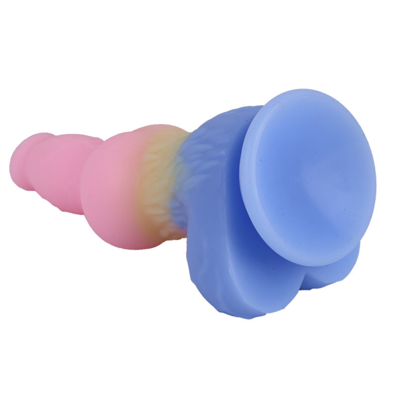 9 Inch Silicone Colored Dog Dildo