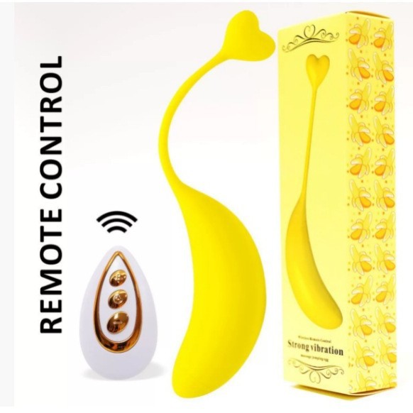 Remote Control Interactive Banana Vibrator Egg