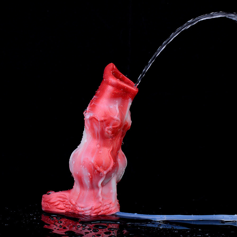 Double Knot Silicone Ejaculating Penis Sleeve