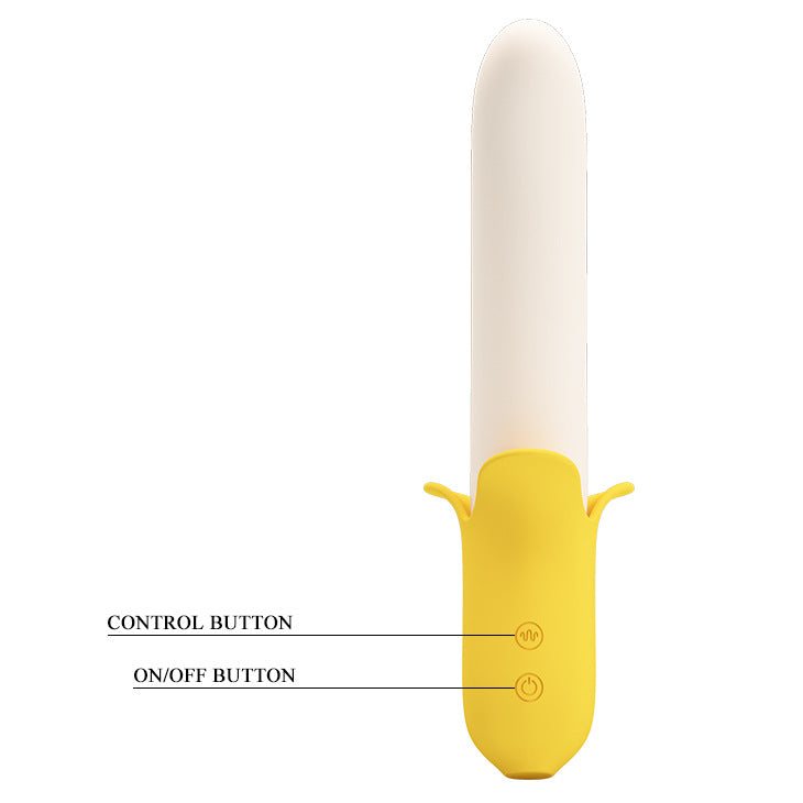 Retractable G spot Discreet Banana Dildo Vibrator