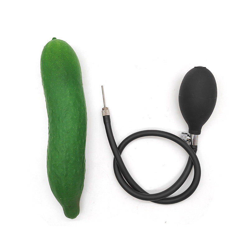 Cucumber Inflatable Butt Plug Fun Dildo