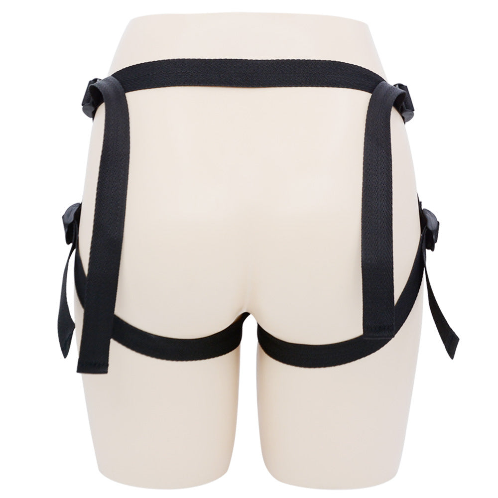 Black Exposed Pussy Plus Size Strap On