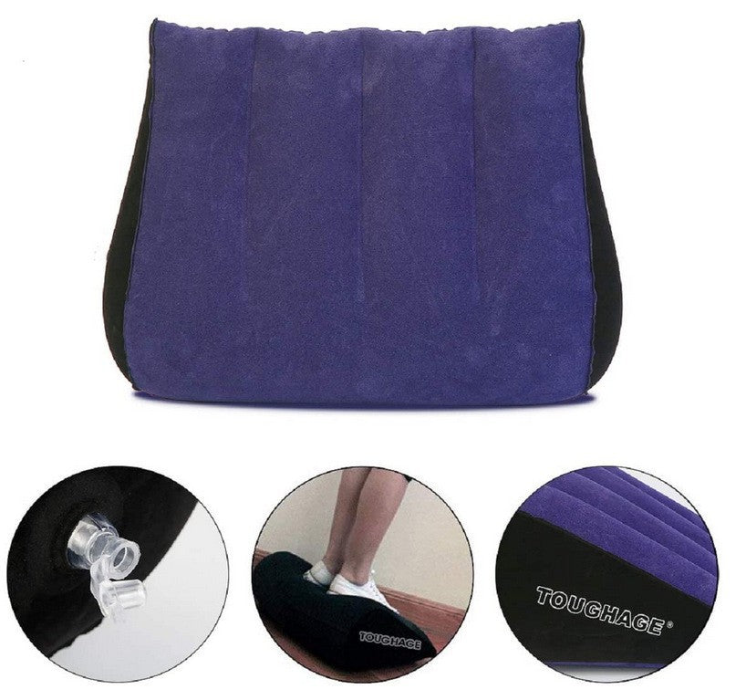 Purple Plush Inflatable Sex Aid Pillow